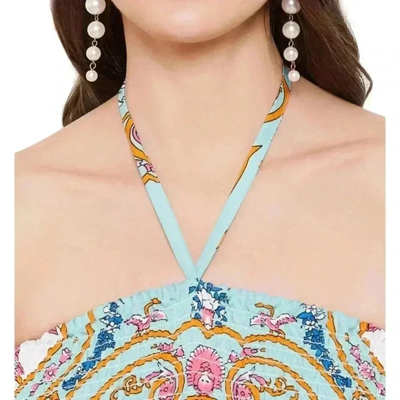 🆕Gippsy Blu Bohemian Multi Print Multicolor Maxi Tube Dress 2X🆕 - Picture 2 of 9